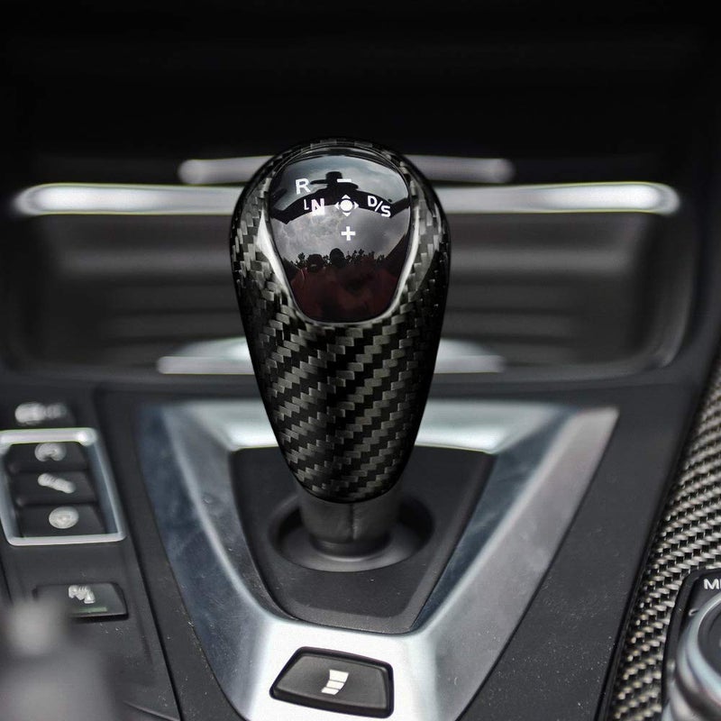 AIRSPEED Gear Shift Knob Cover Interior Trim for BMW M2 F87 M3 F80 M4 F82 M5 F83 F10 F12 F13 X5M F85 X6M F86 Accessories, Carbon Fiber - Image 5